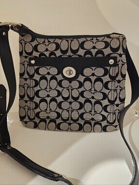 Coach Penelope Signature Canvas Crossbody with Turn-Lock